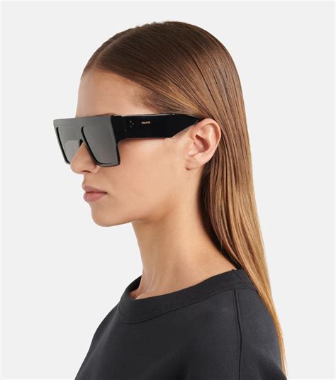 flat top celine sunglasses|Celine transparent sunglasses.